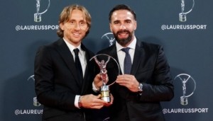 皇马获劳伦森年度最佳团队奖，莫德里奇：我们配得上这个奖项